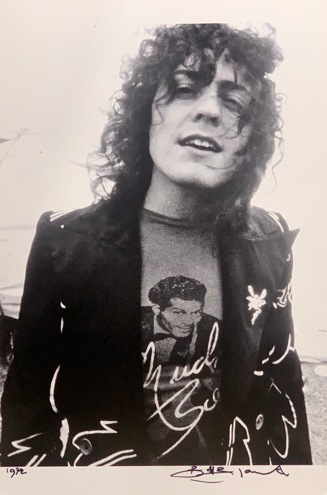 Bill Zygmant - Marc Bolan (T. Rex), 1972 - Original Photograph Signed by Photographer – Archival Print #3.2