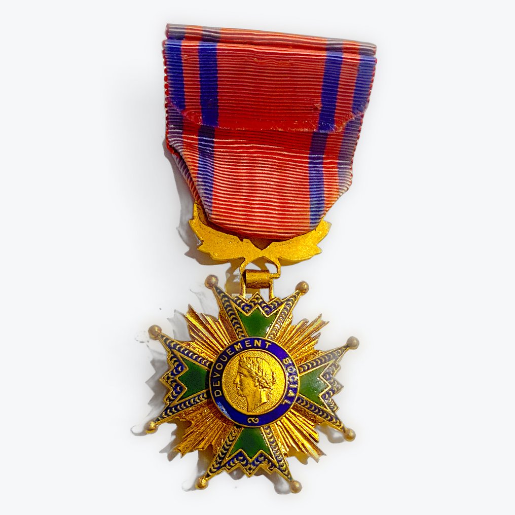 Frankrike - Militærmedalje - Medalje for sosialt engasjement #3.2