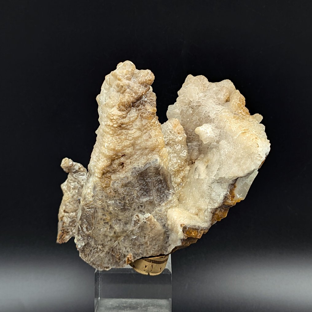 Large scalenohedral calcite covered by glossy calcite, Sardinia Crystals on matrix - Height: 156 mm - Width: 132 mm- 948 g #3.2