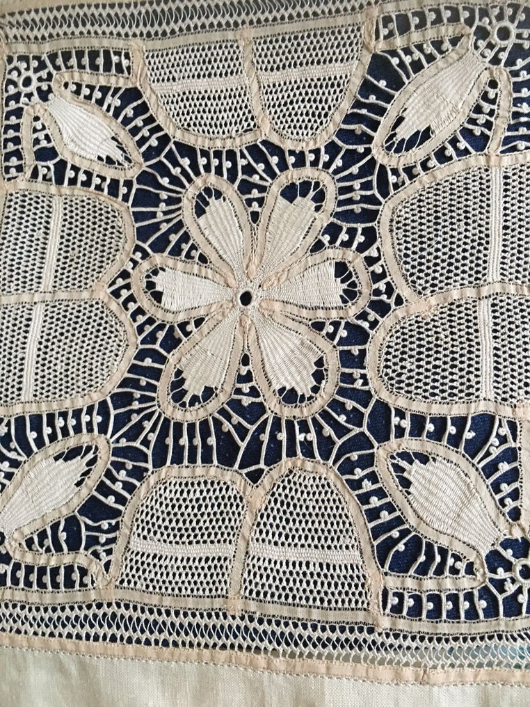 Τραπεζομάντηλο - 3.2 m - 1.7 m - χειροποίητο δαντέλα #3.2