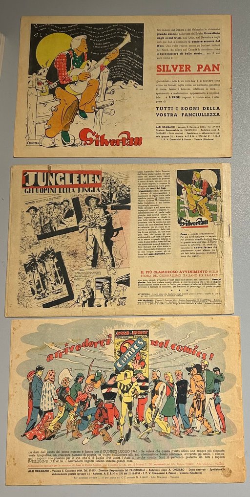 Asso di Picche - collana completa originale - 20 Comic - First edition - 1945/1949 #4.3