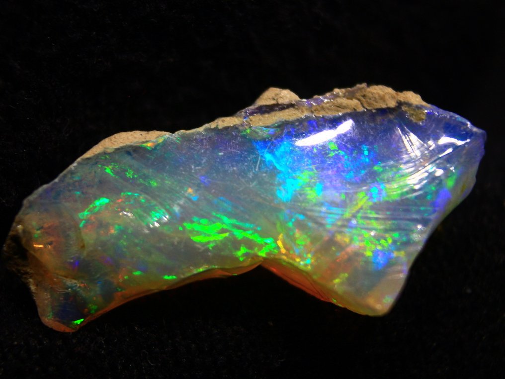 11.00克拉埃塞俄比亚璀璨欧泊收藏品 粗糙 - 高度: 29 mm - 闊度: 15 mm- 2.2 g #1.0