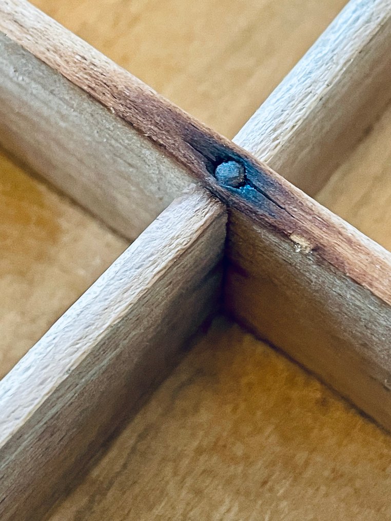 148 vakken - Vitrineskab - Amsterdam 83 x 66 x 4 - Bøg - XXL brevskab #4.3