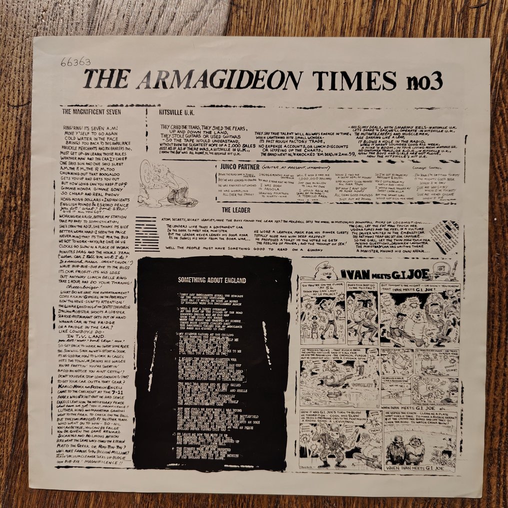 The Clash - Sandinista! - 1st EU pressing  with insert - Άλμπουμ 3xLP (τριπλό άλμπουμ) - 1st Pressing - 1980 #2.1