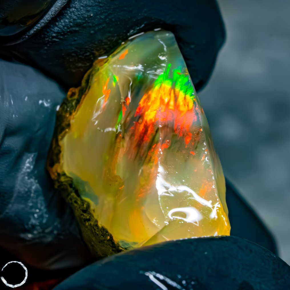 Πολύ σπάνιο φυσικό κρύσταλλο Opal AAA+++ χωρίς επεξεργασία. 37,25ct- 7.45 g #1.0