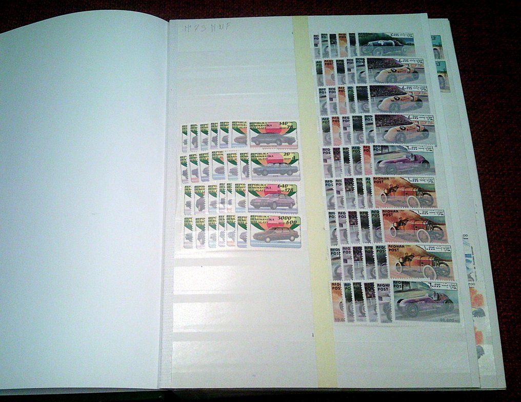 World - Huge classifier with thousands of stamps themed around transportation #2.1