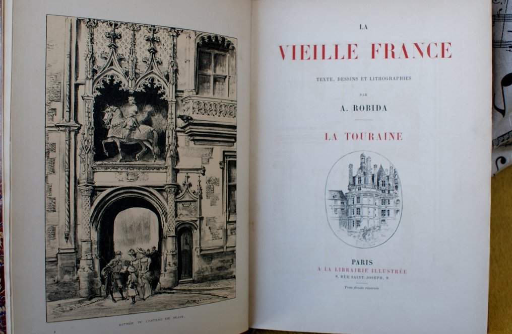 Robida - La Vieille France. La Touraine - 1892 #1.0