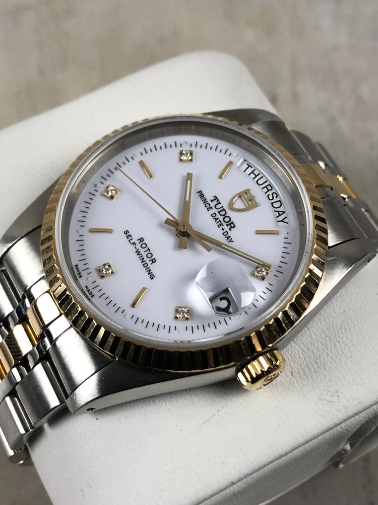 Tudor - Prince Oyster Day-Date Automatic Diamond Dial - 76213 - Άνδρες - 2000-2010  #1.0