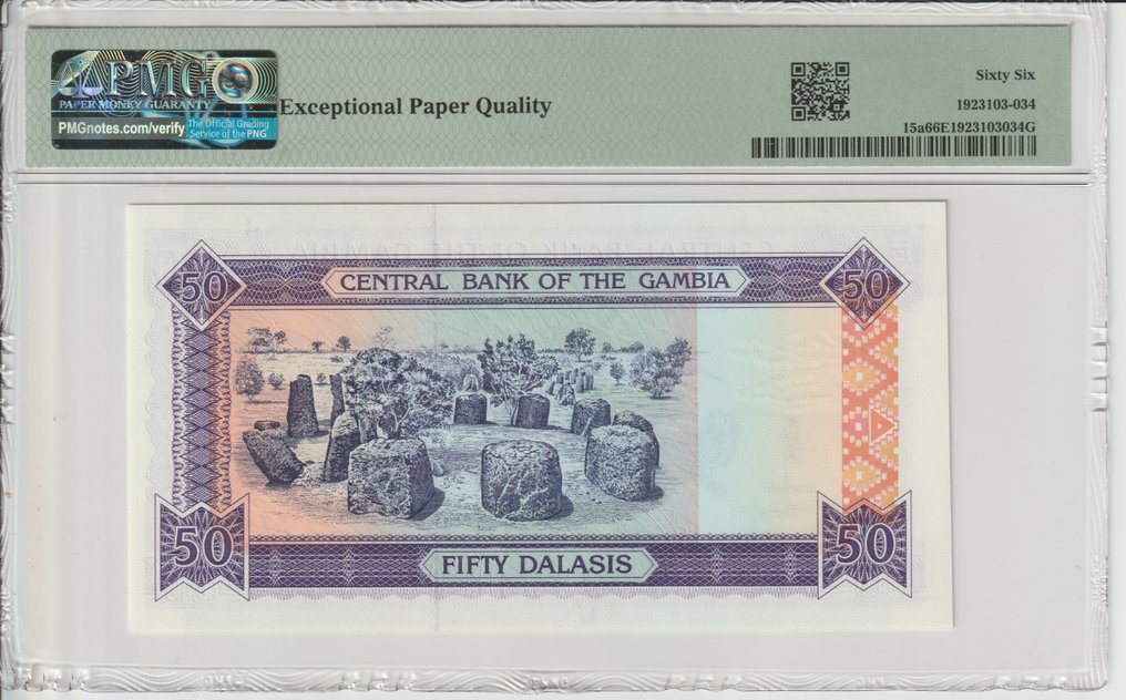 岡比亞. - 10 and 50 Dalasi 1989-95 - Pick 13b, 15a  (沒有保留價) #4.3