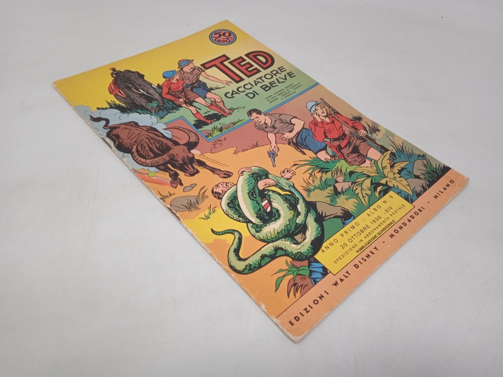 Lotto 2x - Ted cacciatore di belve (1936) + Guido Ventura in un mondo perduto (1936) - 2 Comics - First edition #2.1