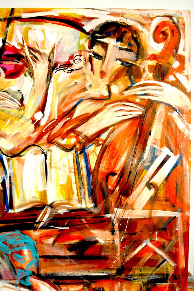 Hrasarkos (1975) - Oeuvre originale et unique- Peinture acrylique sur toile (90x140cm) #4.3