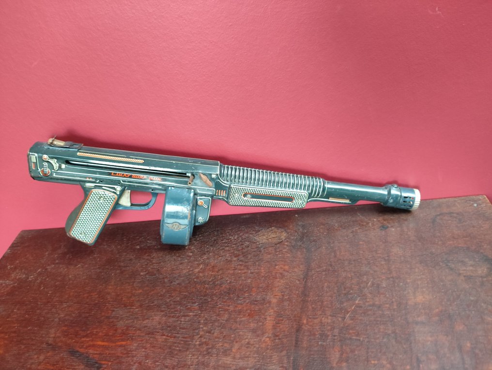 Lucky - Onnekas röyhtäysase - Vieteritinalelu - 1950-1959 - Japani #1.0