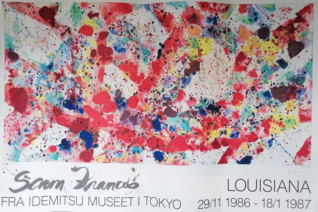 Sam Francis (1923-1994) - Polar Red 1973 #1.0