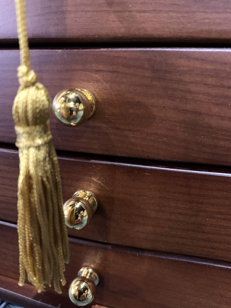 Smykkeskrin - Træ, Messing, Alcantara #2.1