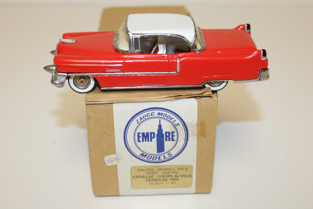 Zaugg Empire Models, Dinky Toys 1:43 - Modelauto - ZAUGG Empire models NR 9 Cadillac coupe de ville 1:43 mint in box - Gemaakt in Zwitserland geen Dinky Tekno Corgi #1.0
