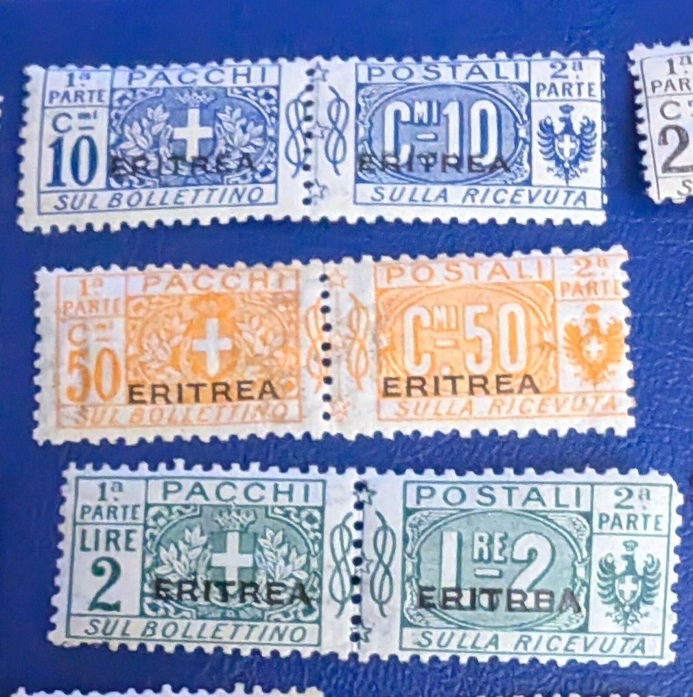 Italienske Eritrea  - Colonia Eritrea - Pacchi Postali - Segnatasse - Sjælden #2.1