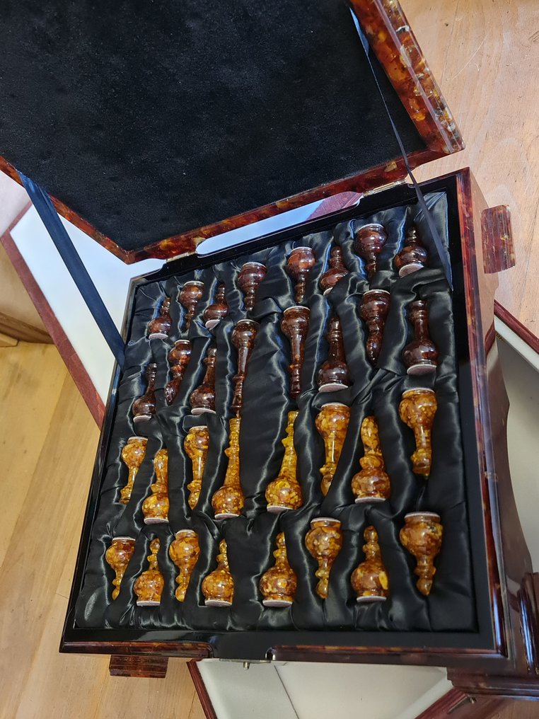 Amber Max - Chess set - Schachspiel - Bernstein #3.2