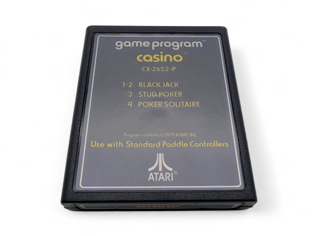 Atari - 2600 VCS - 3x Videogame: Casino, Berzerk & Circus Atari - 1980s - Videojáték - Eredeti dobozban #4.3