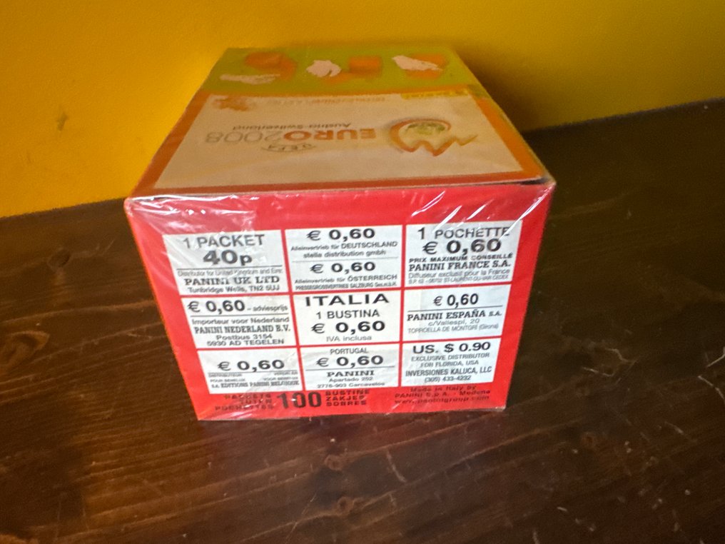 2008 帕尼尼 Euro 2008 原始包装 - 100 Box - Good (GD) #2.1