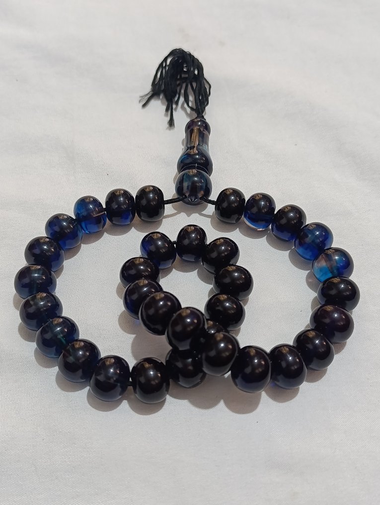  Ροζάριο - Κεχριμπάρι - 1970-1980 - Σπάνια Κομποσκοίνια Προσευχής  #2.1