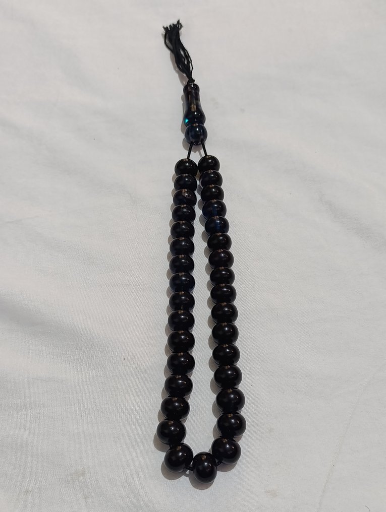  Ροζάριο - Κεχριμπάρι - 1970-1980 - Σπάνια Κομποσκοίνια Προσευχής  #1.0