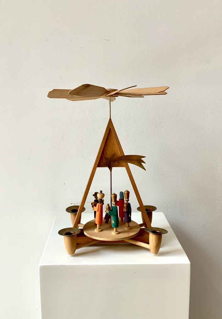 Christmas figurine Expertic - Christmas pyramid - Wood - Erzgebirge in the 1970s #1.0