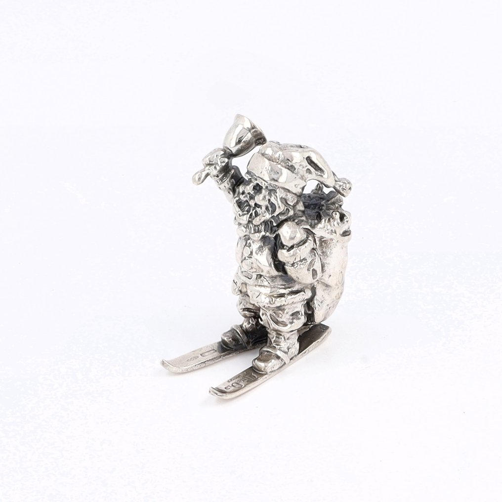 Giovanni Raspini - 'Kerstman' - Miniature figure - .800 silver #1.0