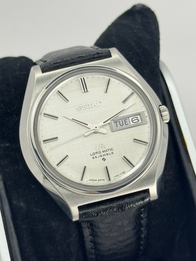Seiko - Lord Matic - "Linen" Dial - χωρίς τιμή ασφαλείας - 5606-7010 - Άνδρες - 1969 #1.0
