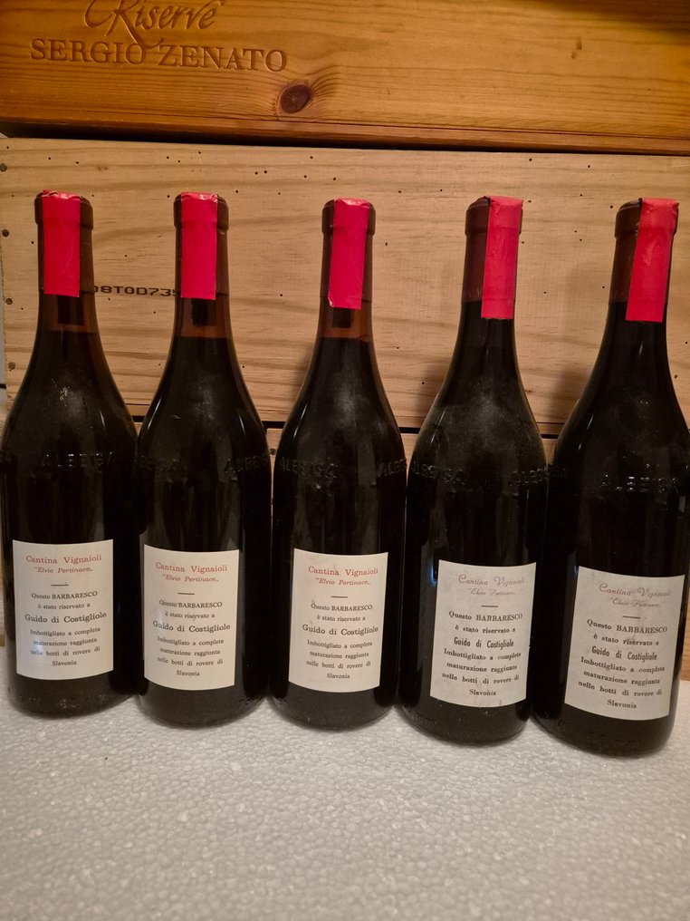 1980 Cantina Vignaioli - Barbaresco - 5 Flasker (0,75 L) #2.1