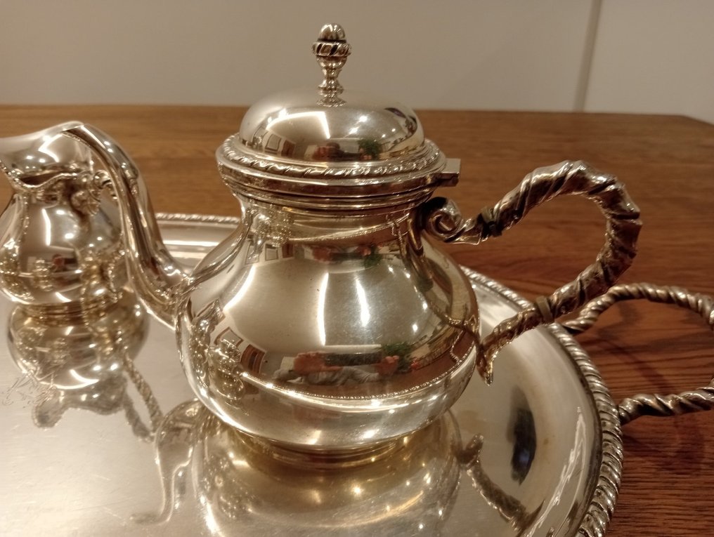Servizio da tè e caffè (5) - .800 argento - Stile San Marco #3.2
