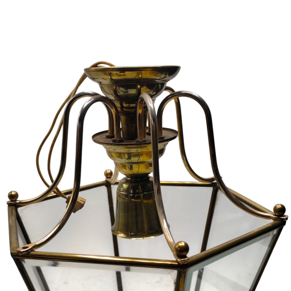 Hexagonal Design - Taklampa - Mässing #4.3