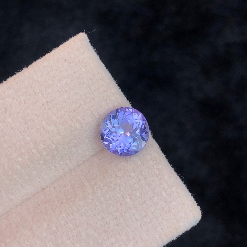 χωρίς τιμή ασφαλείας - 1 pcs  Μπλε, Βιολετί Τανζανίτης  - 1.50 ct - International Gemological Institute (IGI) - Τανζανίτης #2.1