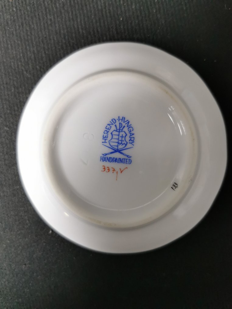 Herend - Queen Victoria VBO - Sette piattini(D.9cm) - 1.Wahl - Bowl (7) - Porcelain #4.3