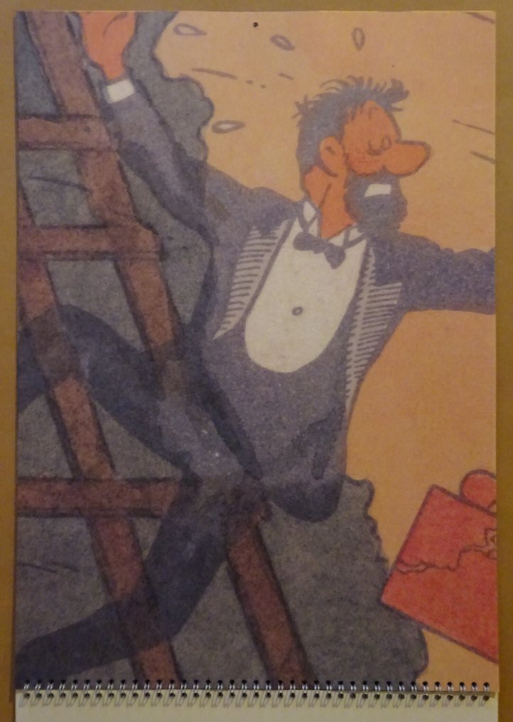 De Schutter / Moulinsart  - Diorama Zeer zeldzame kalender De Schutter, 2001 #4.3