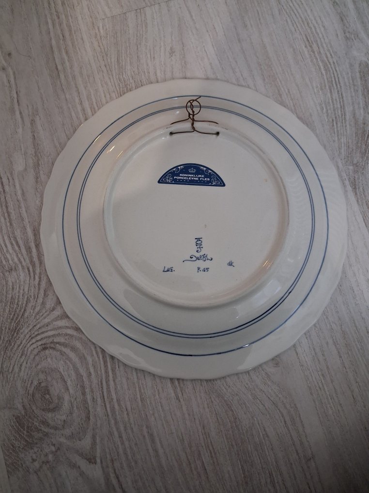De Porceleyne Fles, Delft - Leo de Groot - Teller - Töpferware - Delfts blauw Teller #2.1