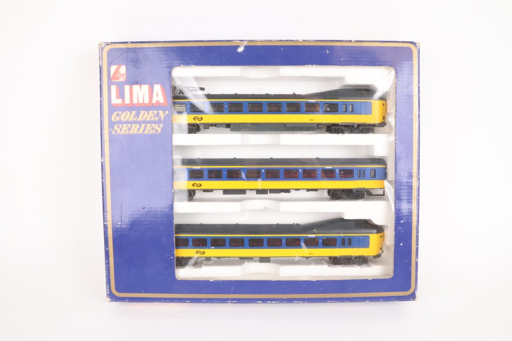 Lima H0 - 149807 - Train unit (1) - Koploper 4005, blue/yellow - NS #1.0