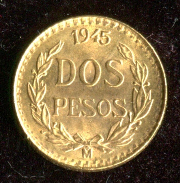 Messico. 2 Pesos 1945 #1.0