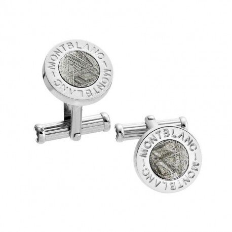 Montblanc - Argento, Acciaio - Gemelli - MB 101384 Occhio di tigre #1.0