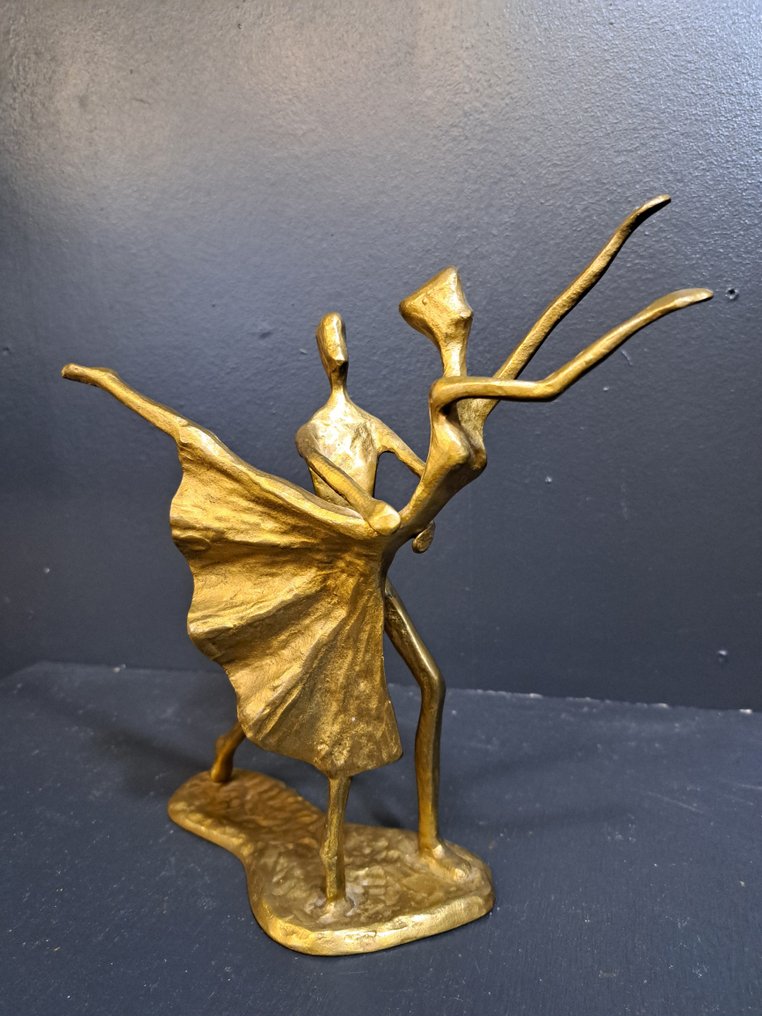 Statua, Abstract danspaar - 24 cm - Bronzo #1.0