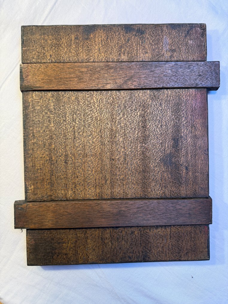 標誌 - 顯靈跡者聖尼古拉 - 木 - 手工绘制 - 24 x 31 厘米 #1.0