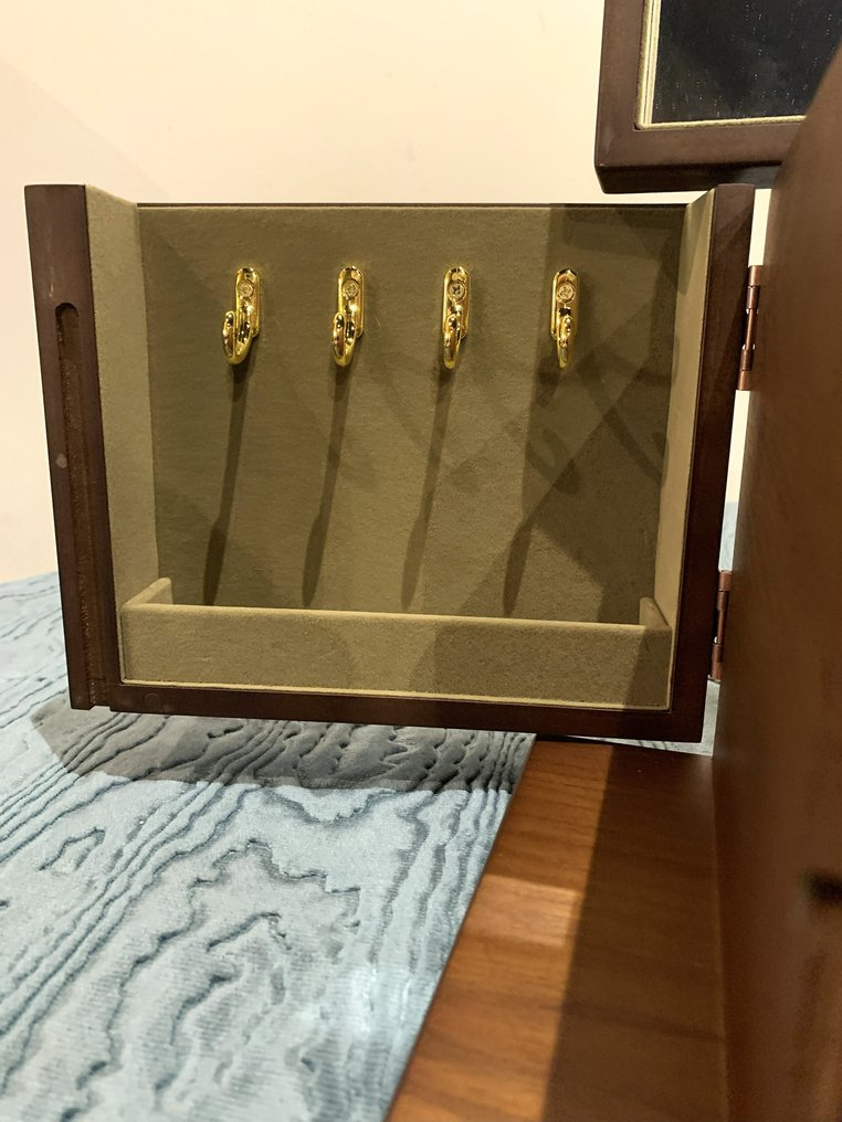 Smykkeskrin - Træ, Messing, Alcantara #4.3