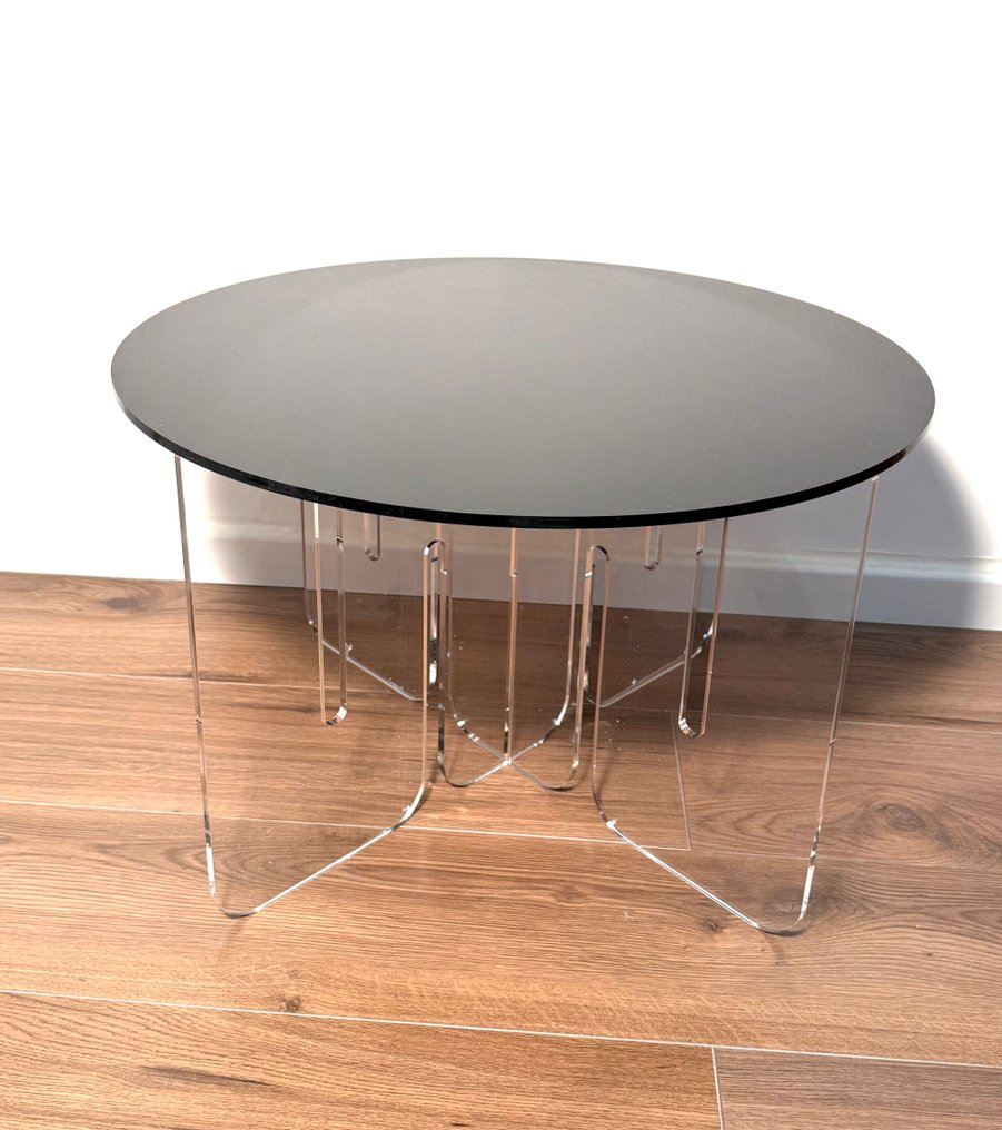 Mrn.D - moderno - Mesa de centro - plexiglas - Nero trasparente #1.0