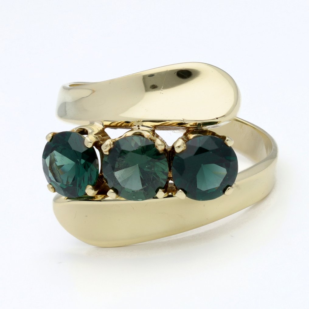 戒指 - 14K包金 黄金 尖晶石 #1.0