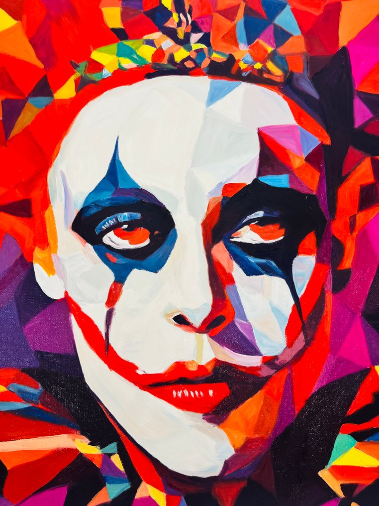 DR HIDE - (100% handpainted !) Clown of Hearts #2.1