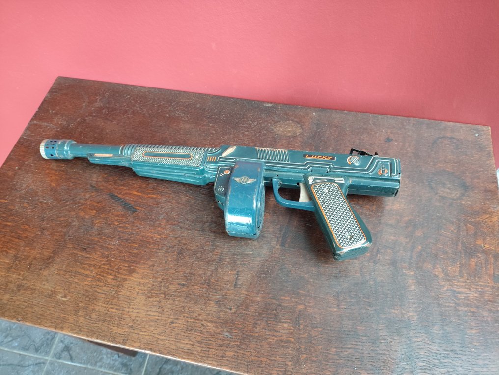 Lucky - Onnekas röyhtäysase - Vieteritinalelu - 1950-1959 - Japani #1.0