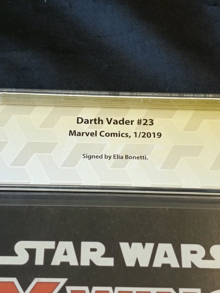 Star Wars: Darth Vader (Vol. 2) #22 + 23 - EGC 9.8 + 9.8 - Custom Label - Signed by Elia Bonetti - 2 Signed graded comic - First edition - 2019 #4.3