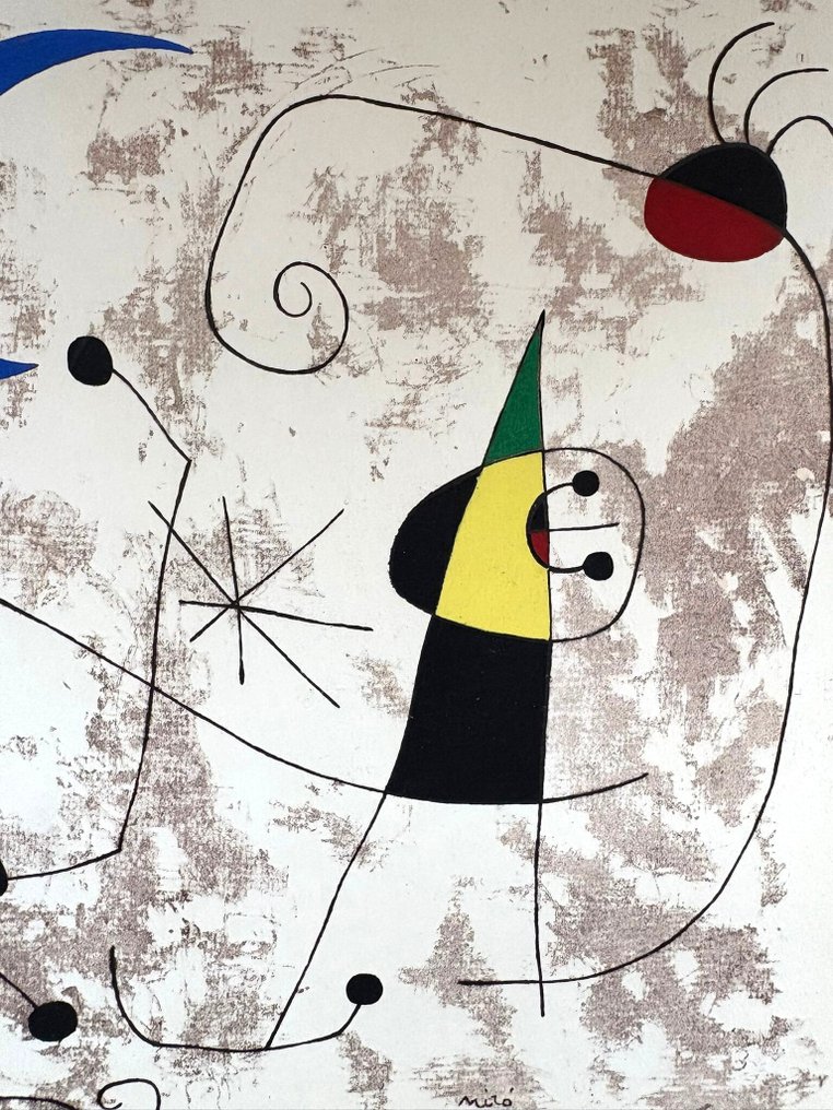 Joan Miro (1893-1983) - Personnages dans la nuit Xe Siècle #2.1