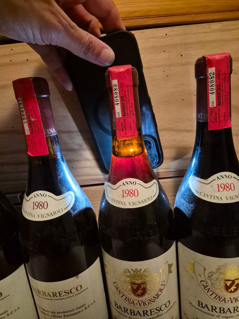 1980 Cantina Vignaioli - Barbaresco - 5 Flasker (0,75 L) #4.3