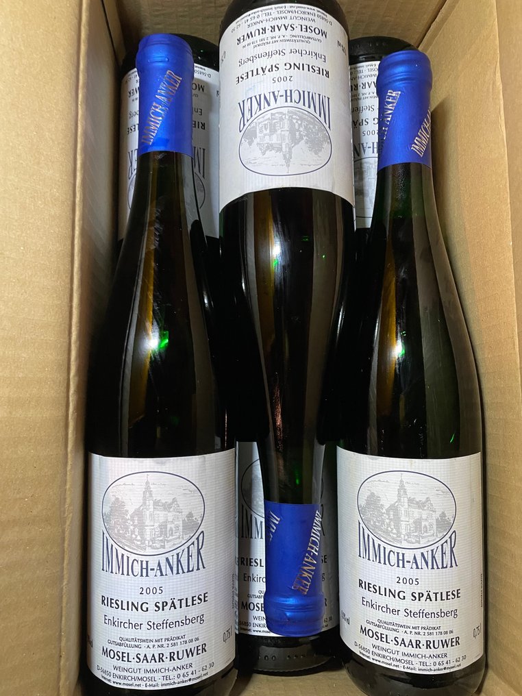 2005 Immich-Anker, Riesling Spätlese Enkircher Steffensberg - Mosel-Saar-Ruwer Spätlese - 6 Bottles (0.75L) #3.2