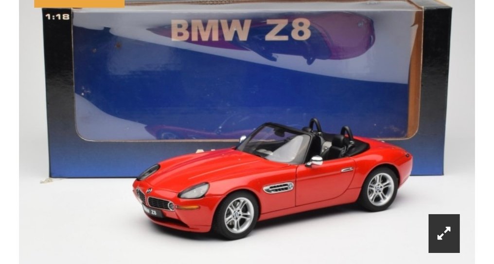 Autoart 1:18 - Model car - BMW z8 - Full opening #1.0